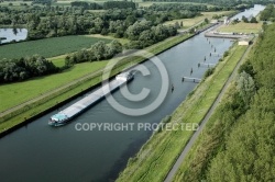 PÃ©niche, Ã©cluse de KÅnigsmacker, Moselle 57